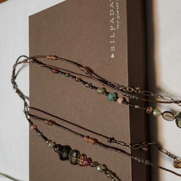 Silpada multi stone necklace - Picture 2 of 5